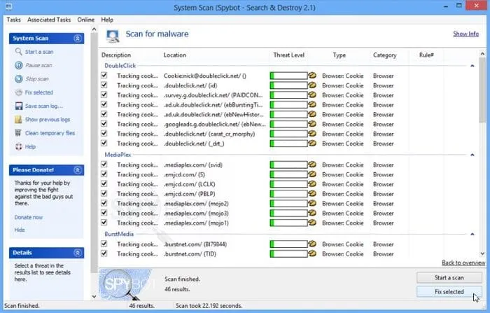 Spybot - Search & Destroy Mejores programas para arreglar ordenadores