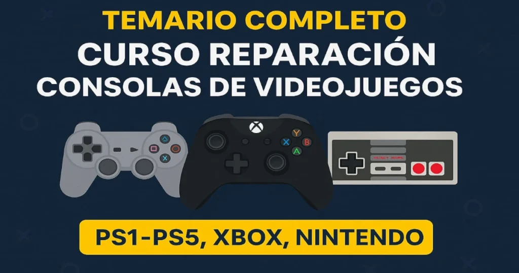 temario curso reparación consolas portada temario curso reparación consolas portada